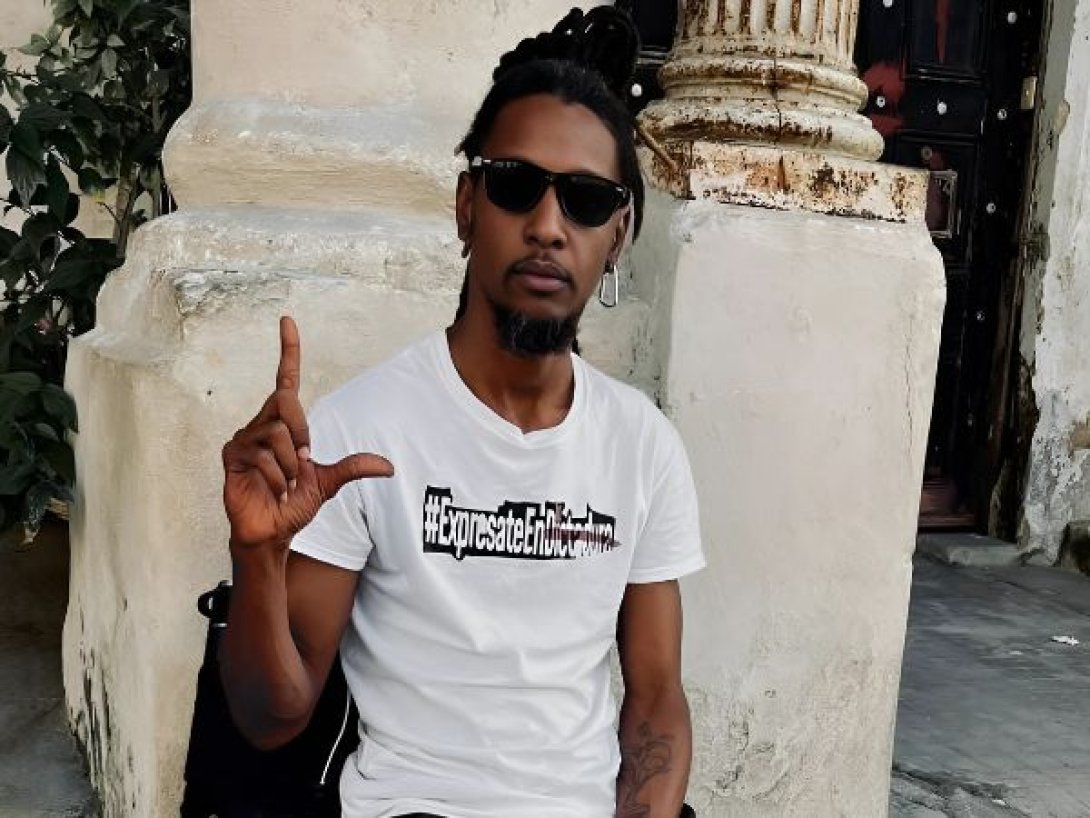 El rapero cubano Nando OBDC.