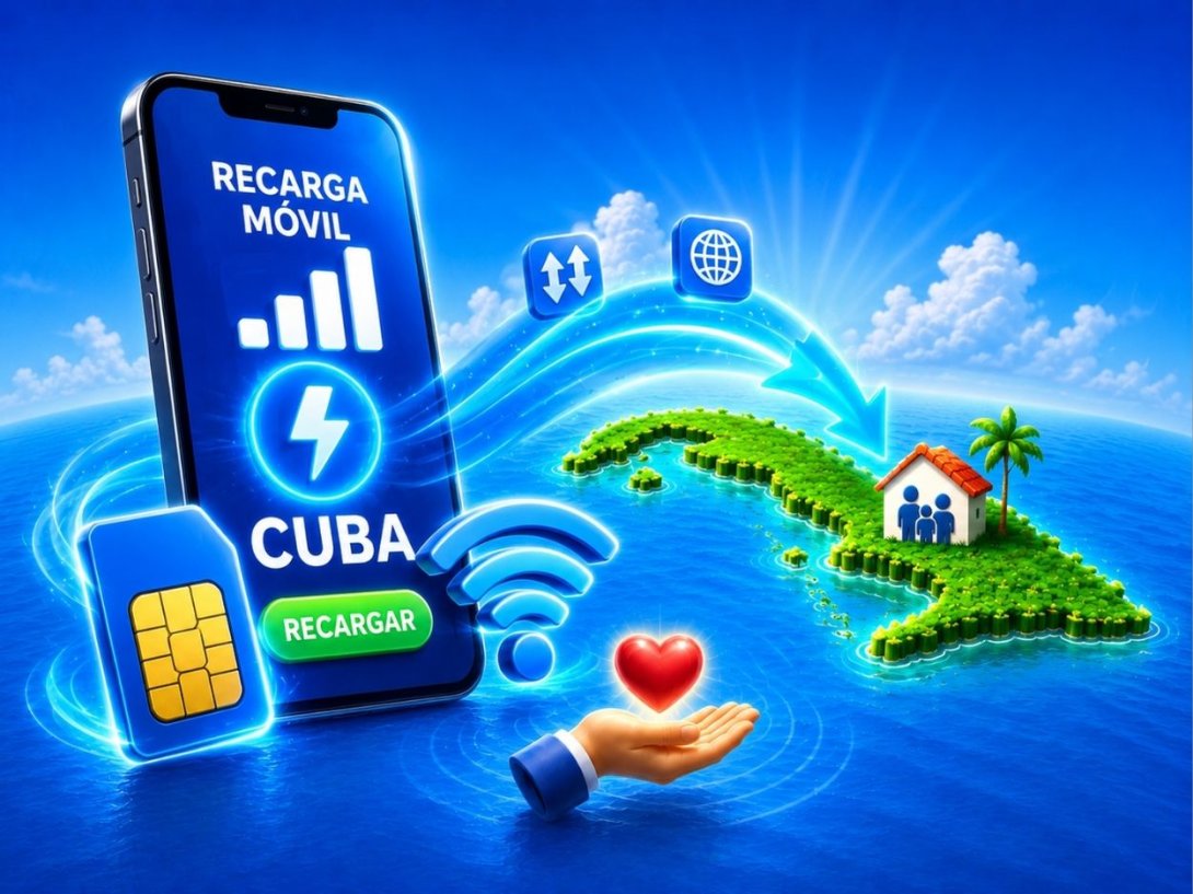 Recargas a Cuba.