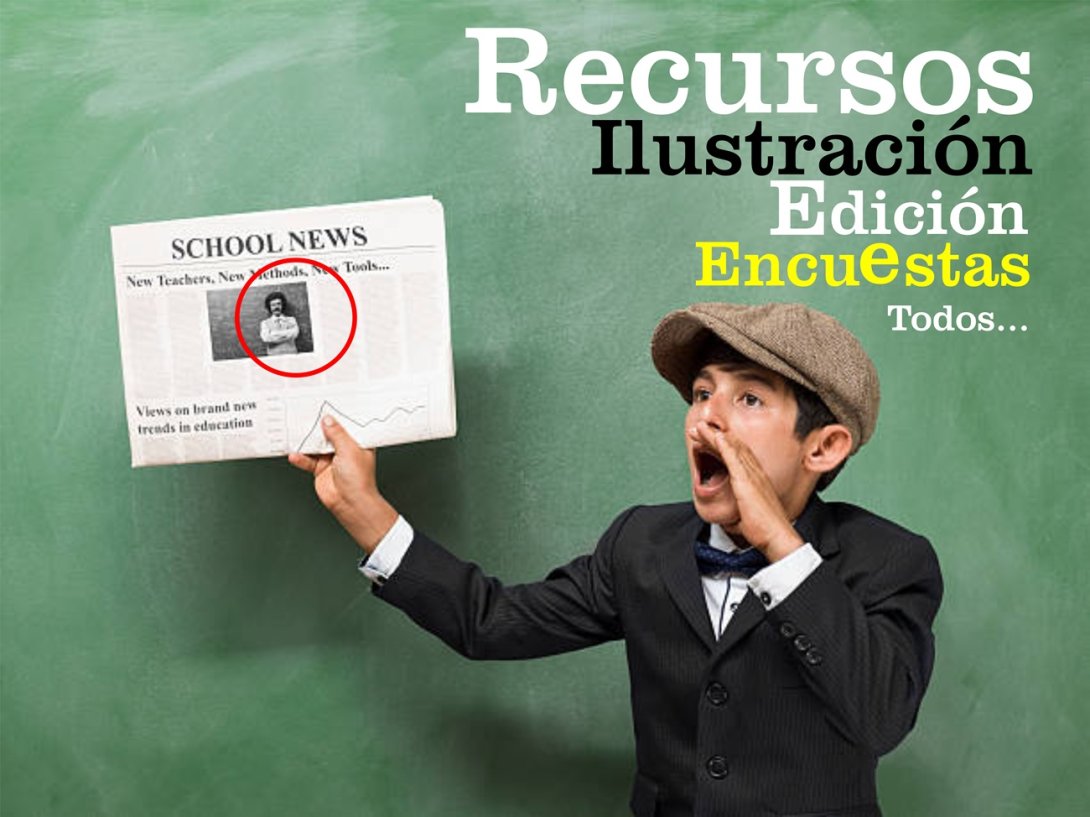 Niño vende periódico. Recursos todos de edición