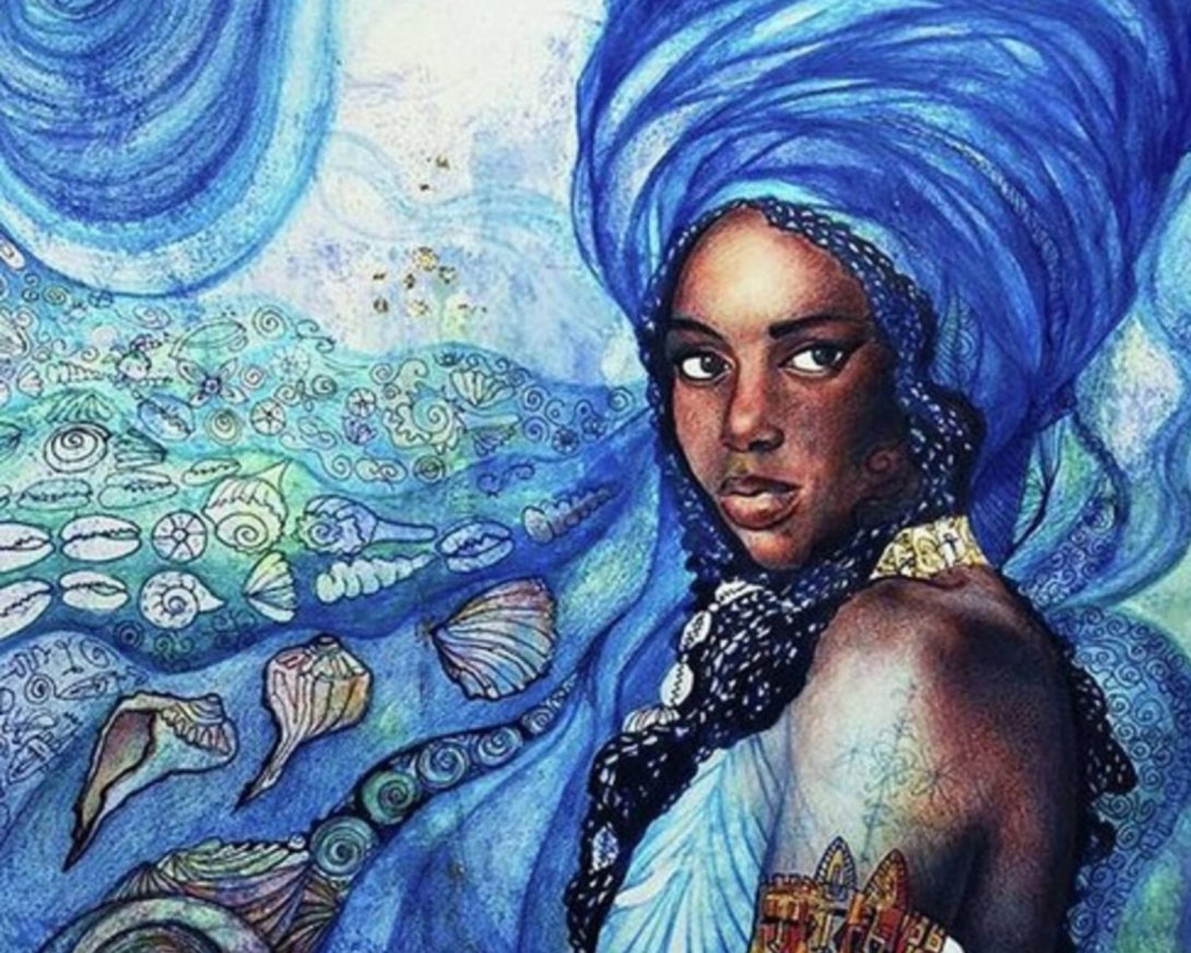 Representación de la orisha Yemayá.