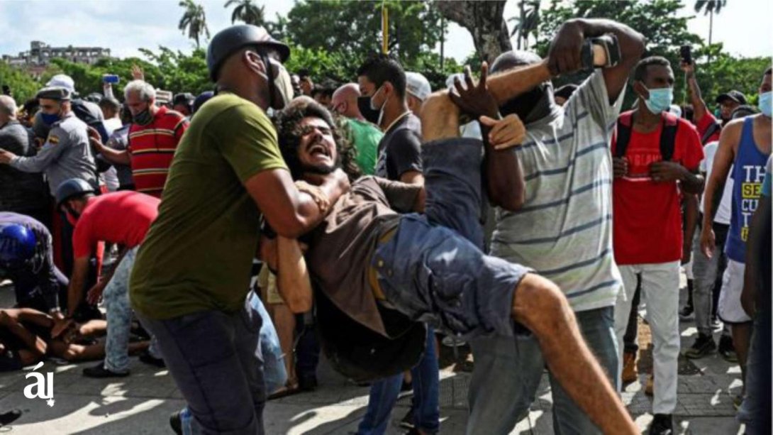 Represión en La Habana, 11 de julio de 2021
