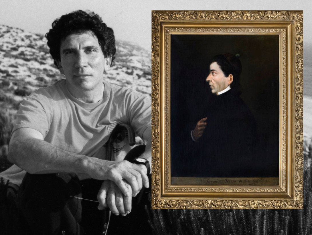 Escritor cubano Reinaldo Arenas (1943-1990) y cura mexicano Fray Servando (1765-1827) .