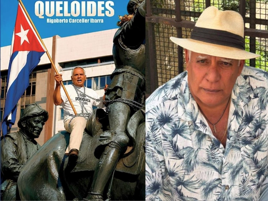 Rigoberto Carceller y "Queloides", su libro de memorias.