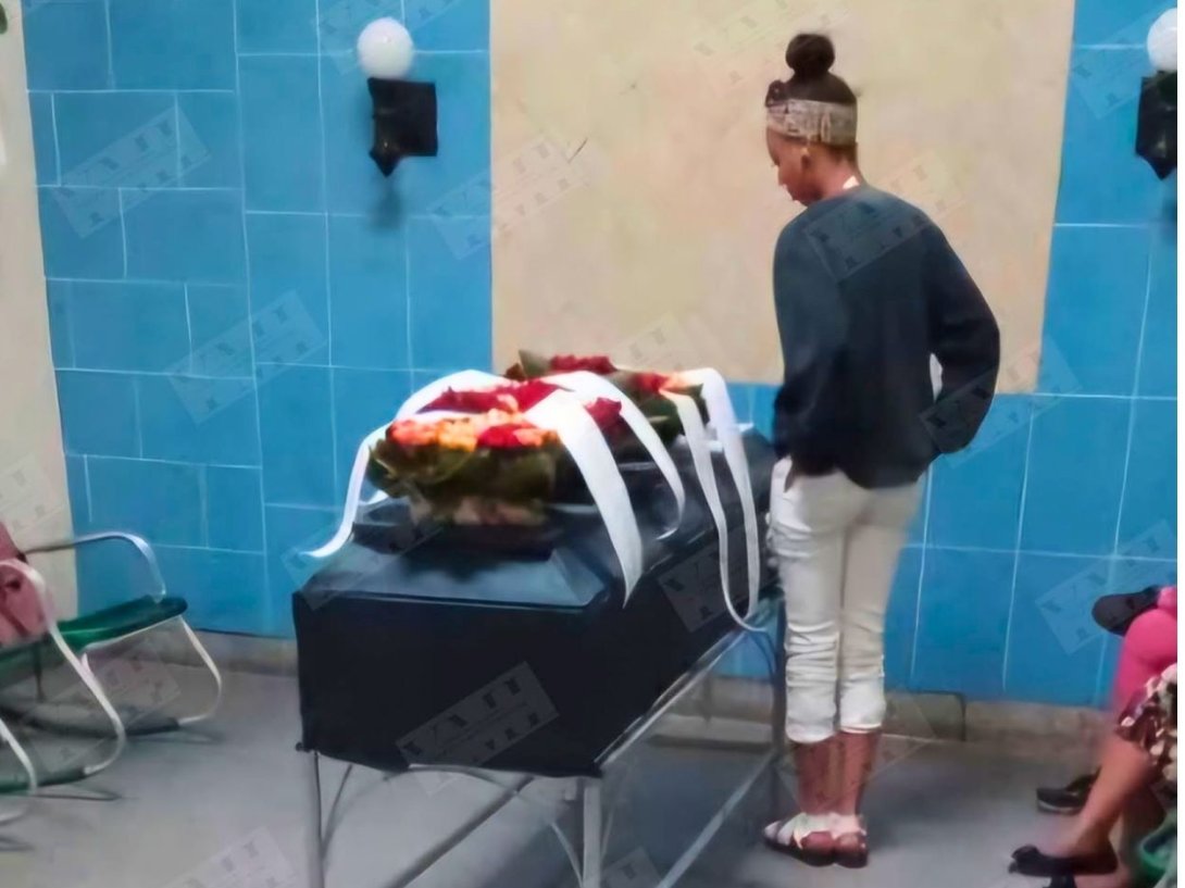 Velorio de Rodolfo Despaigne Fines, asesinado en Santiago de Cuba el 17 de noviembre de 2024. Foto tomada del perfil de Facebook de Yosmany Mayeta.