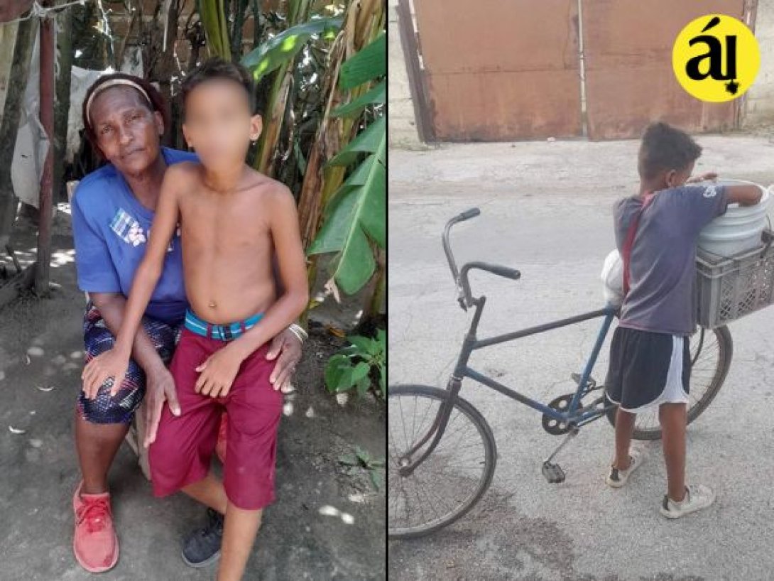 Roelbis, niño cubano que vende tamales para ayudar a su abuela.