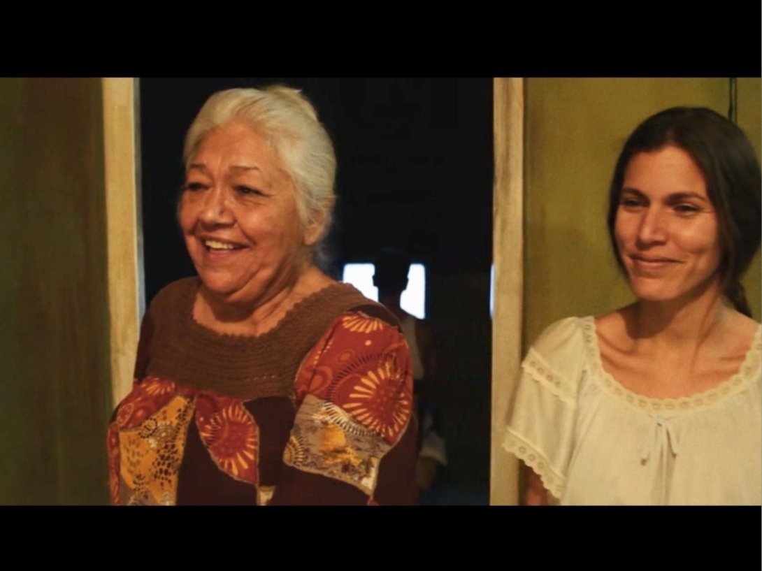 Cruz Pérez y Yamilka Velázquez en el cortometraje cubano independiente de ficción "Noche y niebla" de Boris González Arenas. Fotograma.