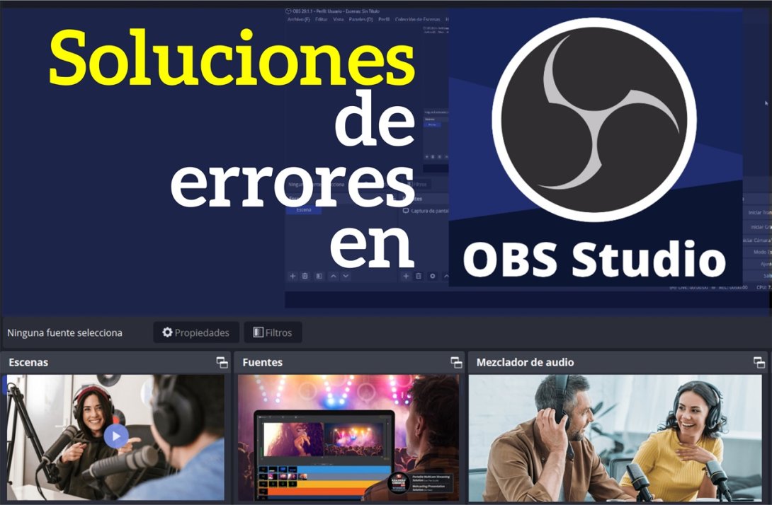 Pauta. Soluciones de errores en OBS