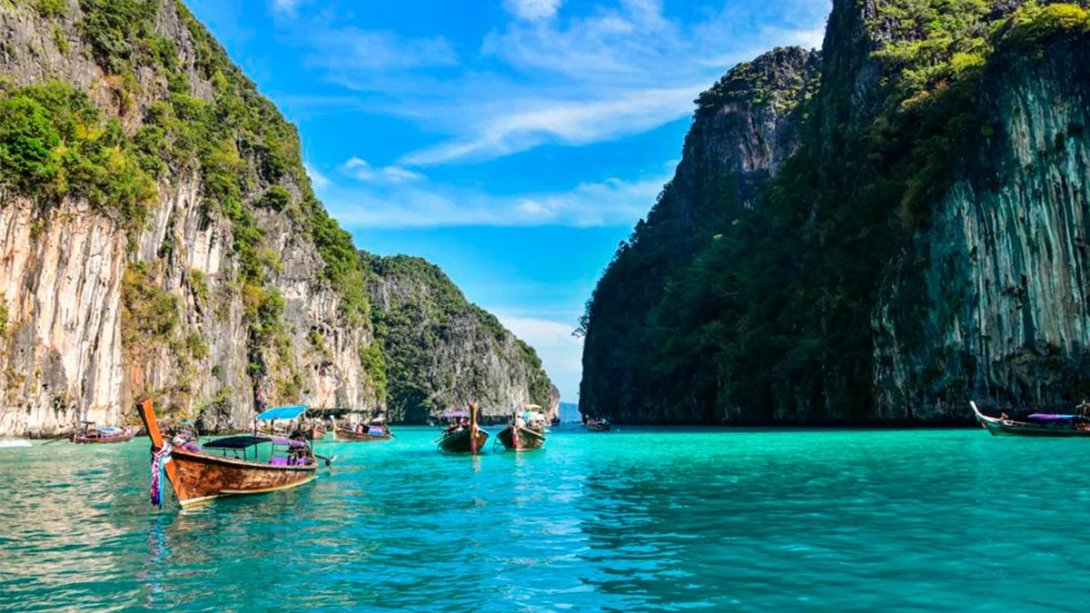 Laguna Pileh, isla Ko Phi Phi, Tailandia.