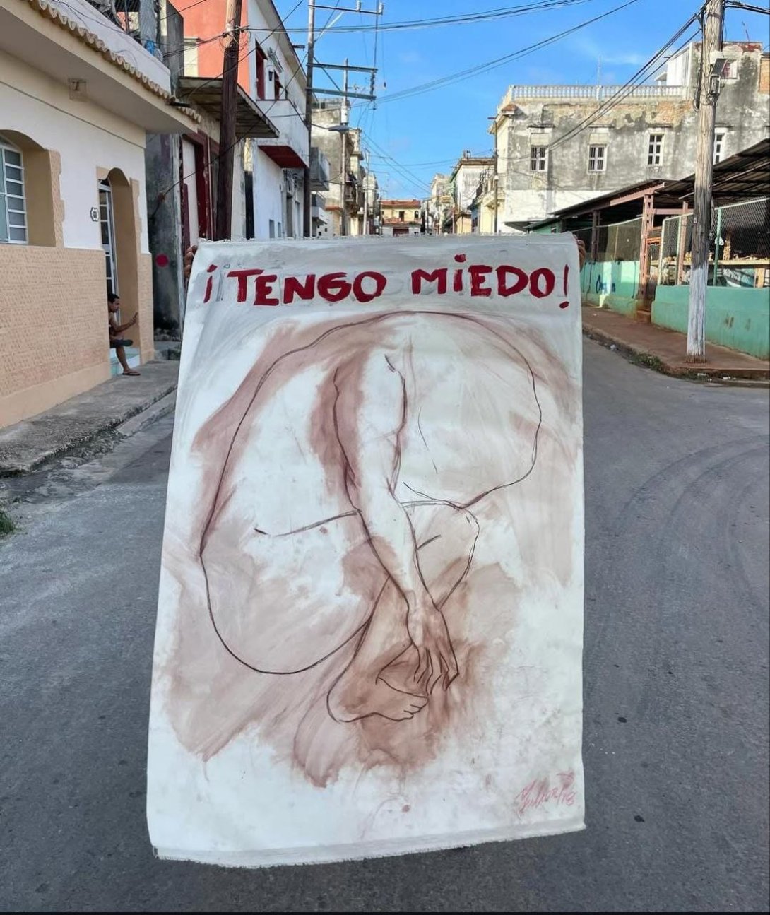 "Tengo miedo" / Obra de Yulier P.