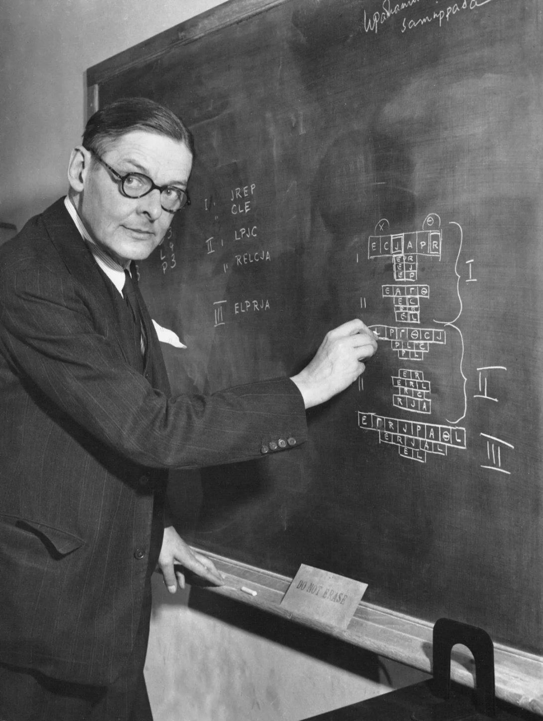 T.S Eliot en 1948. Foto: Enciclopedia Británica.