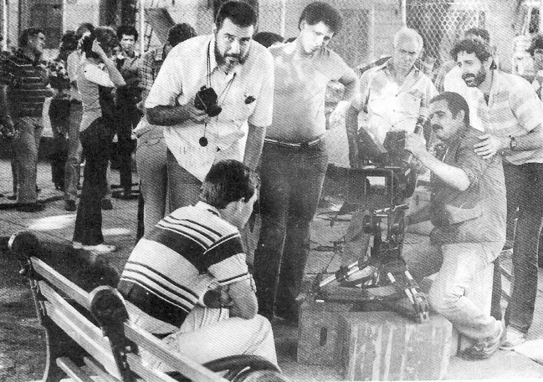 Rodaje del filme "Una novia para David" (1985), de Orlando Rojas.