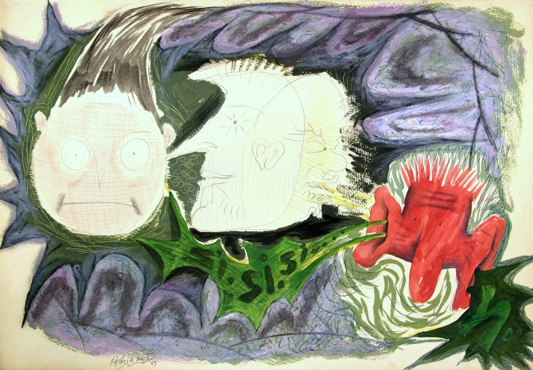 Obra sin título (1985) de Adriano Buergo.