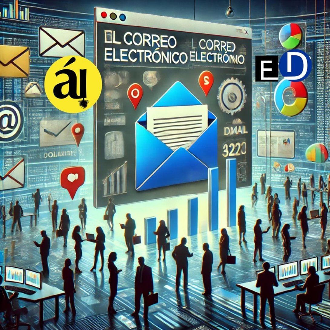 Diseño sobre el uso del correo electrónico o email