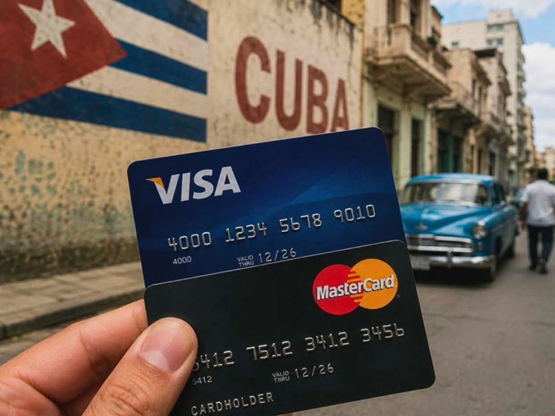 Tarjetas Visa y Mastercard en Cuba.