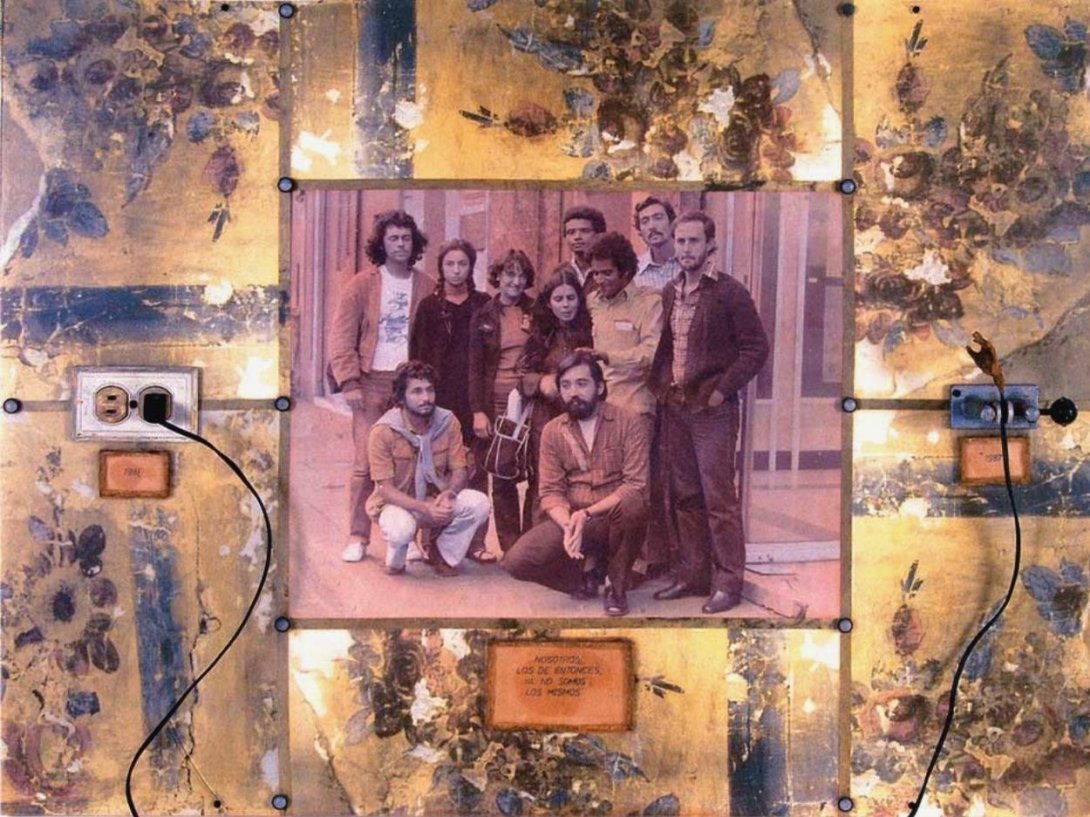 "Nosotros, los de entonces, ya no somos los mismos" (1987), de Rubén Torres. En la foto central aparece Ana Mendieta en una de sus primeras visitas a La Habana.