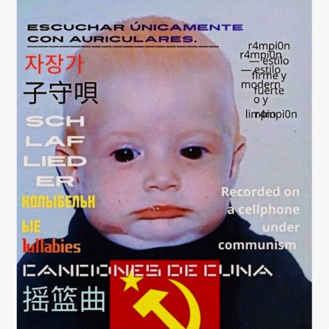 Portada del disco "Canciones de cuna" (2025) del proyecto de punk-rock cubano Sífilis_band.