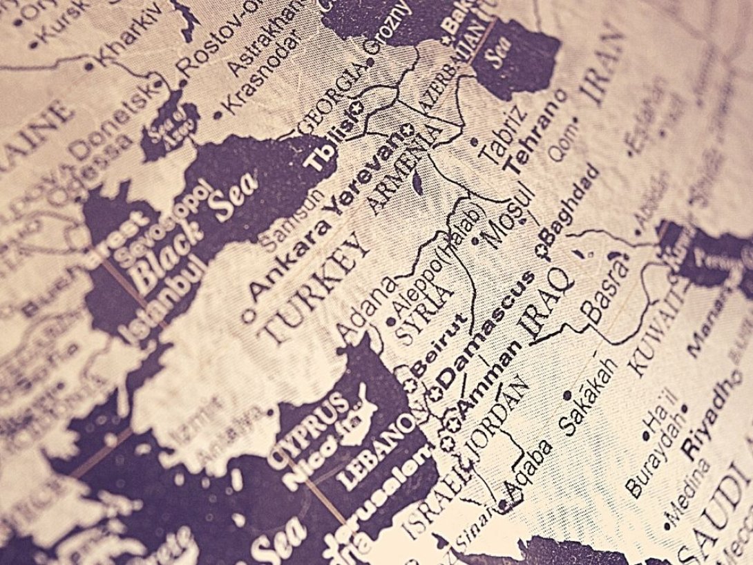 Mapa político de los Balcanes. 