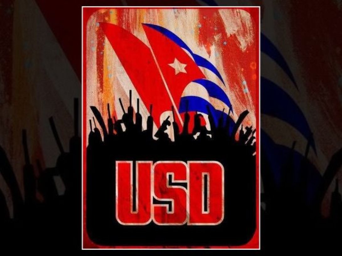“USD”, obra gráfica de Alain Martínez Menéndez. Imagen tomada de sus redes sociales.