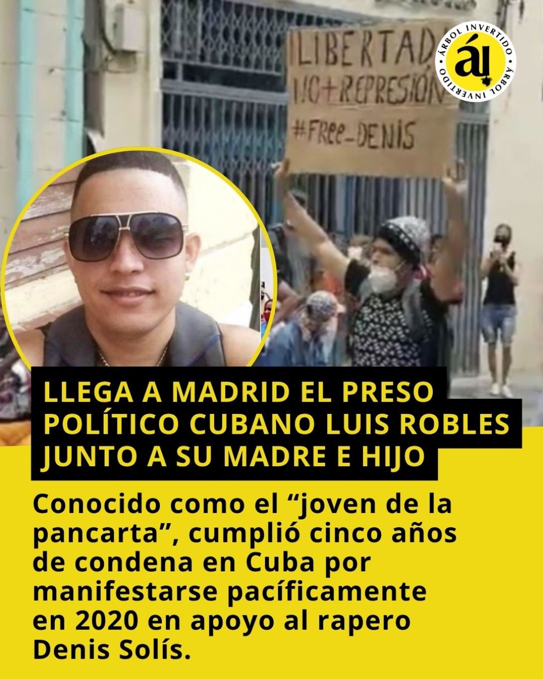 Luis Robles se exilia.
