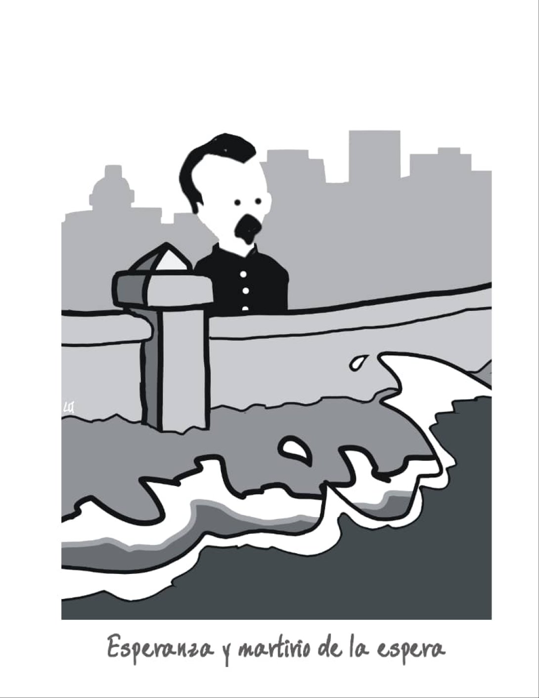 Caricatura de José Martí.
