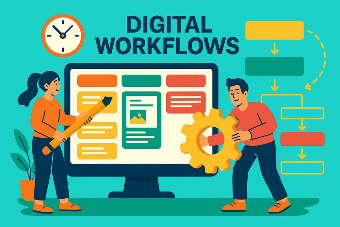 Diseño sobre los flujos de trabajo en el periodismo digital