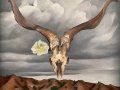 Georgia O'Keeffe: "Cabeza de carnero" (1935).
