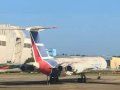 Aeronave desmantelada en el cementerio de aviones de Cubana de Aviación en La Habana.