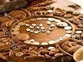 Caracoles del dilogún, oráculo de la religión afrocubana.