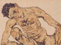 "Desnudo masculino incorporándose" (1910) de Egon Schiele.