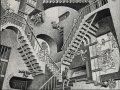 "Relatividad" (1953) de M. C. Escher (Fragmento).