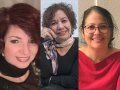 Iskra Pérez Salcedo, Ileana Álvarez y Ana Rosa Díaz Naranjo.