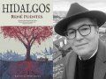 Cubierta del poemario "Hidalgos" (2025) y su autor, René Fuentes.