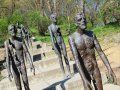 Monumento a las víctimas del comunismo en Praga (Fragmento), del escultor Olbram Zoubek (2002).