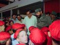 Fidel Castro inaugura la escuela "Tania la guerrillera" en Pinar del Río (1975).