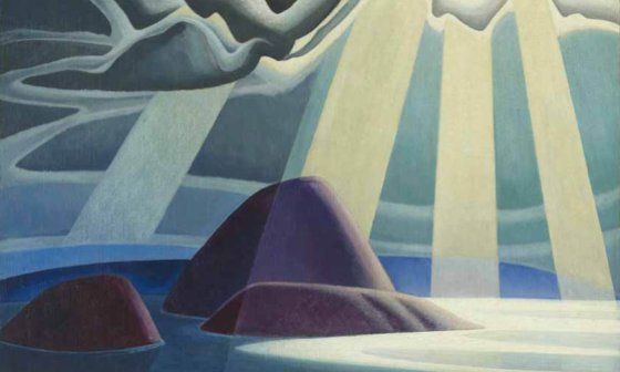 Lawren Harris: "Lago Superior" (1923).