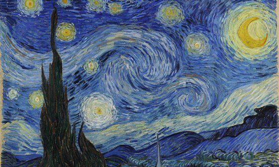Vincent van Gogh: "La noche estrellada" (1889).