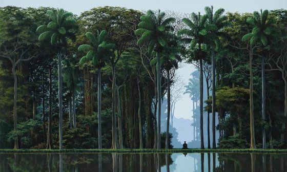 Tomás Sánchez: "Meditador" (1995).