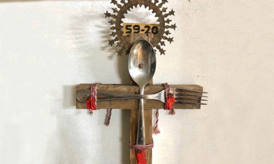 Santa Hambre, obra de Yulier P.