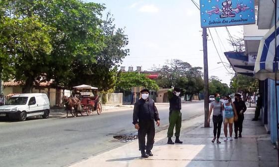 Policías en La Habana