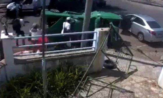 Accidente de tránsito en 17 y G, mayo de 2024.