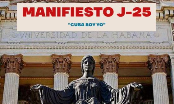 Universidad de la Habana. El Alma Mater. Manifiesto J-25
