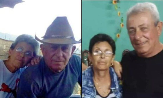 Mercedes González y Eddy Sánchez, pareja de ancianos acusada de "terrorismo".