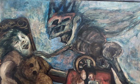 Pintura de Antonia Eiriz: "La anunciación!