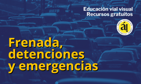 Portada serie Aprende a conducir. Frenada, detenciones y emergencias