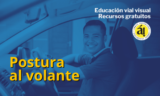 Portada de serie Aprende a conducir. Postura al volante