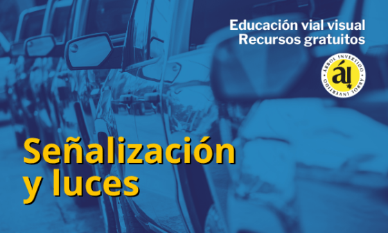 Portada serie Aprende a conducir. Señalización y luces