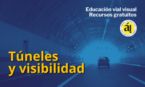 Portada serie Aprende a conducir. Túneles y visibilidad