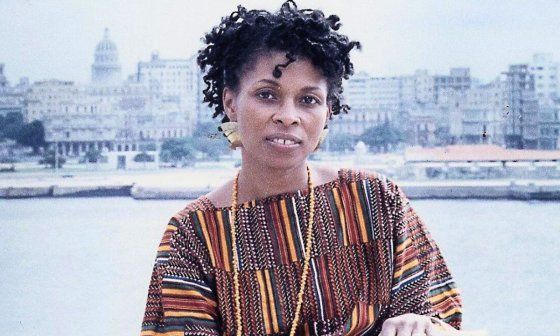 Assata Shakur en La Habana en los años ochenta.