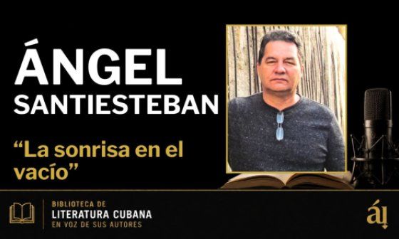  El escritor  Ángel Santiesteban en la Biblioteca de Literatura Cubana en voz de sus autores Mensaje de estado