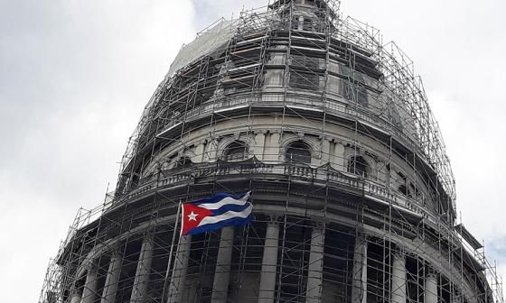 Capitolio de La Habana en restauración. Foto: Francis Sánchez